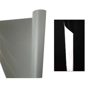 Hot Sale Hi Vis Spandex Grey Black Reflex Outdoor Fluorescent Color 35% Cotton 65% TC Polyester Reflective Textile Cloth Fabric