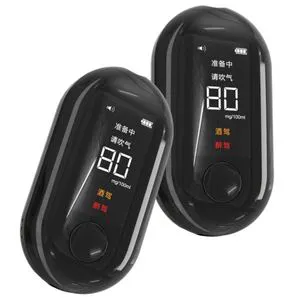 Portable Handheld Breathalyzer with HD Color Display and Type-C Charging for Alcohol Testing in Driving and Social Settings