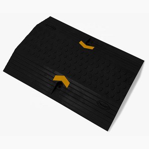 Osano Light Duty Yellow+Black Durable Rubber Speed Bump for Parking Safety Model AEXI-TDP2 From Indonesia