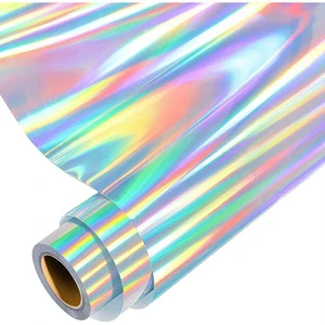 Hot Sale Permanent Color Cutting Vinyl Self Adhesive Laser Holographic Vinyl Roll Film For Cutter Vinyl