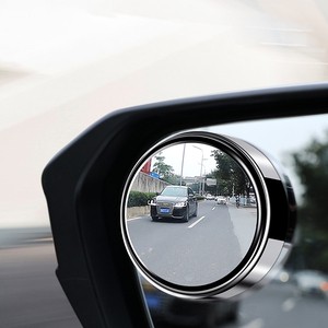 1 Pcs / Pack Blind Spot Mirror 2 Inch Angle Adjustable HD Glass Round Side View Convex Mirror With Frame for Car SUV Motorcycle
