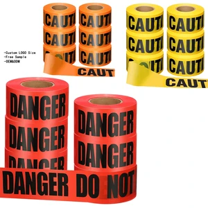 Caution and Danger Printing PE Red Warning Tape Do Not Enter Tape Bright Yellow Best Readability Designed for Hazardous Areas
