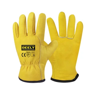 10.5 Inches Premium Leather Welding Gloves Wholesale Welding Gloves Laser Welding Gloves