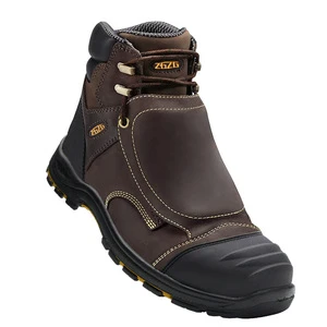L611 Good Quality Welding Shoes Safety Boots Welders, protection Crazy Horse Leather Safety Boot Customized Labor Shoes