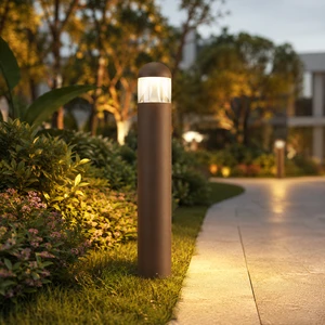 Factory Direct Outdoor IP65 Waterproof Aluminum Bollard Lights Garden Pathway Lighting Use LED Lawn Light