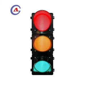 8 Inch Auto-Controlled Traffic Signal Light Waterproof Full View LED With Red Green Yellow Lenses 200mm Road Crossing IP65 Rate
