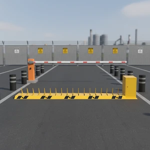 One-Way Surface Mount Tire Tyre Killer Traffic Spike Barrier with Remote Control Road Traffic Deflector