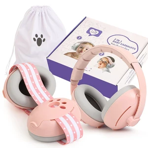 CE 2-in-1 Baby Noise Reduction Earmuffs Baby Sleep Sound Insulation Foldable Hearing protection Headphones