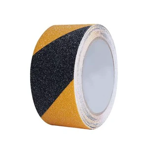 Anti Slip Tape Heavy Duty Black Yellow Safety Anti Skid Tape for Stairs Floor High Adhesive Non Slip Tape