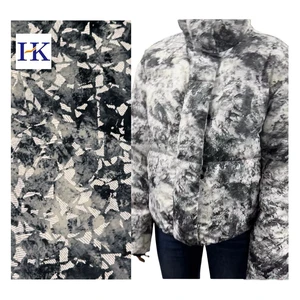 New Printed Camouflage Reflective 100% Polyester Outdoor Clothing Skiing & Motorcycle Fabric for Girls Wedding Use