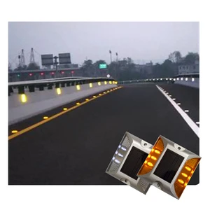 Hot Sale Aluminum LED Solar Road Stud Light Traffic Warning Products