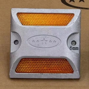 Aluminum Road Stud Traffic Reflective Cat Eye Reflector Lower Priced Safety Road Warning Product on Market