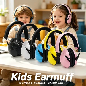 2026 Kids Ear Protection Ear Muffs SNR28dB Noise Reduction Hearing Protectors for Sleeping Studying Airplane Concerts Fireworks