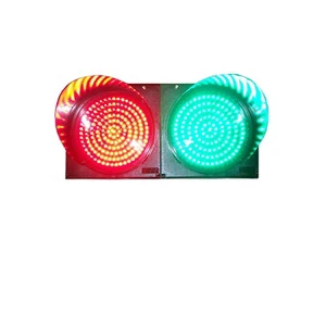 Roadsafe LED Traffic Light 2-unit Full Balls 90 Epistar LEDs Engineer Grade 800m Visibility CE Certified Can Be Vertical