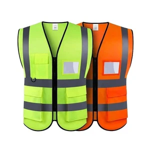 Reflective Safety Clothing, Reflective Vest, Construction Jacket High Visibility Strip Hi Vis Work Security Safety Vest
