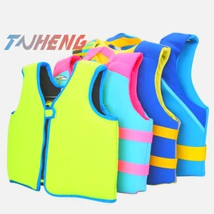 Custom logo Adult Neoprene Children's Life Jacket Kids Work Vest Swimming Rescue Life Jacket