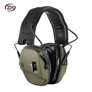 Hot Sell Built-in Microphone Noise Cancelling Hearing Protection Durable ABS CE ANSI Certified 27dB SNR Tactical Electronic