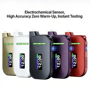 Airsense 2026 H3 Alcotest Keychain Breathalyzer 1.54 IPS Display 2000 Tests Type-C Charging Fuel Cell Sensor 0-400mg/100mL