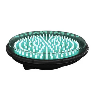 IP65 Full Screen Traffic Light Wick 300mm LED Traffic Signal Lamps