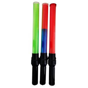 Portable Rechargeable LED Traffic Light Baton Durable ABS Plastic Highway Use Reflective Steady/Flashing Lights Safety Warning