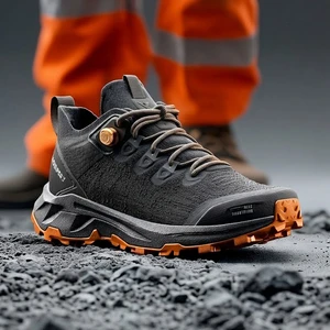 Wholesale ZECOOLA ZC-2026-008 Matte Black Safety Footwear Lightweight Composite Toe Sneakers Breathable Mesh Lining Anti-Slip