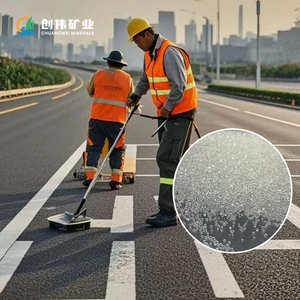 Precision Grade Reflective Glass Beads For Road Marking And High Visibility Safety Applications Industrial Use Glass Beads