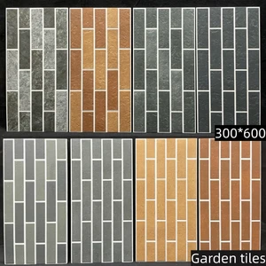 300x600mm Culture Stone Exterior Wall Tiles Outdoor Garden Decorative Wall Cladding Natural Stone Look Ceramic Tiles For Villa
