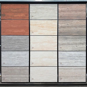 Soft ceramic porcelain stone mcm travertine soft flexible exterior slate tile natural stone