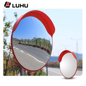 LUHU LH-GJJ-01 Convex Mirror Traffic Safety Indoor 600mm Diameter 180 Viewing Angle PC/ABS Material Road Corner Parking Mirror