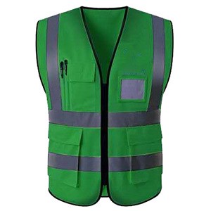 Custom High Quality Men Engineers Traffic Construction High Visibility Reflective Yellow ANSI Class 2 TJL Brand Work Safety