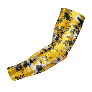 Custom Design Soft Compression Sports Arm Sleeve Wholesale Sublimated Protective Baseball Arm Sleeves