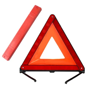 Custom Roadside Hazard Sign Universal Foldable Safety Reflective Triangle Emergency Standard Warning Triangles