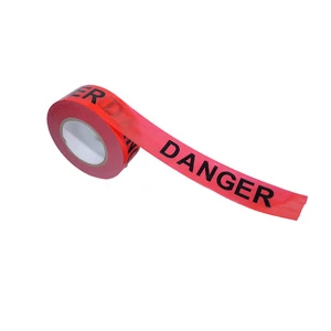 Wholesale VOLT YT002PE PE 75mm 50m Custom Printed Yellow Non-adhesive Warning Tape OEM Roadblock Traffic Control Crime Scene