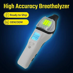 Alcohol Checker AT7000 Rapid Test LCD Display Color LED Light Breathalyzer Factory Wholesale