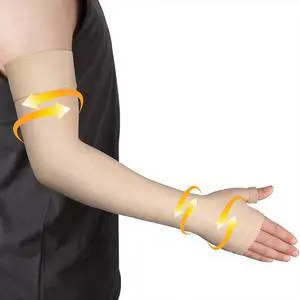 Wholesale Gradient Pressure Médico Lymphoma Compression Arm Sleeves Sports Support Non-Slip Protective Glove for Pain Relief