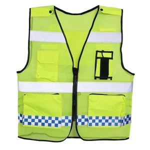 ULTAC 3M Straps Reflective Work Safety Vest Traffic Reflective Safety Clothing Vest Reflective Safety Clothing Vest