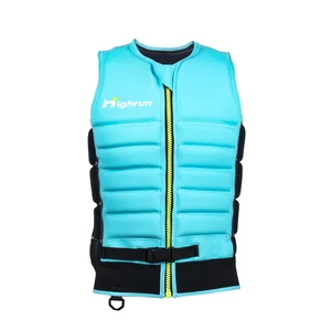 Close Fitting Waterboard Smooth Skin Surfing Life Vest Water Sports EPE PVC Foam Customized Neoprene Pfd Life Jackets For Sale
