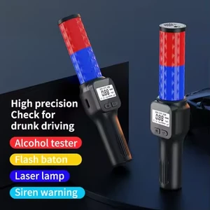Portable High-Precision Home Use Breath Alcohol Tester with Voice Announcement for Drunk Driving Tests