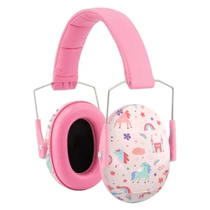 HQ Sleep Mask And Ear Muffs Kids Foldable ABS Material 25dB SNR Active Noise Cancelling Reusable Industrial Hearing Protectors