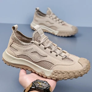 Labor Protection Men's 2026 Breathable Casual Shoes Summer Non-slip Wear-resistant PVC Outsole Mountaineering