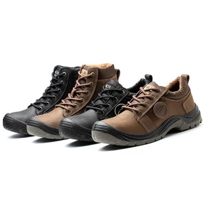 Labor protection Shoes Men's Anti-impact Anti-puncture Fashion Work Safety Shoes Four Seasons Non-slip Safety Shoes