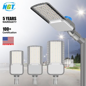 Area light parking Optronic 100W AC LED Road Street Lights 0-10V DIM IP65 Waterproof 5-Year Warranty commercial industrial light