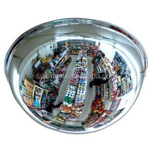 SM WL-874 Series Acrylic Round Dome Mirror 90/180/360 Degree Ceiling Convex Mirror for Corner T-Cross Intersections Indoor Use