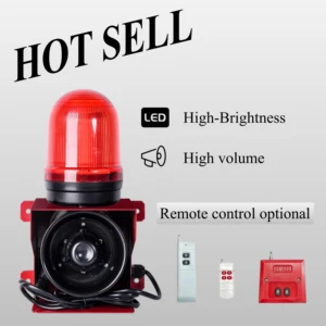 Integrated Sound and Light Traffic Alarm Lights Multiple Voltage Options Available