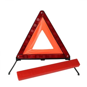 Traffic Safety Reflector Sign Car Emergency Tools Warning Triangle With Heavy Base