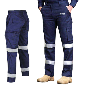 High Visibility Safety Workwear Hi-Vis Reflective Protective Cargo Industrial Work Pants