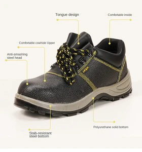 New Autumn Styles Safety Shoes Anti-shatter and Anti-penetration Durable, Slip-resistant with Added Fleece Are Available