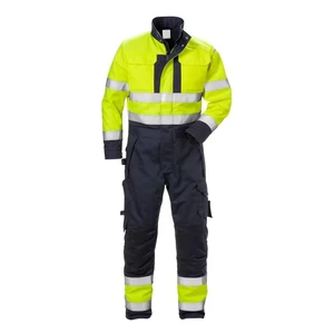 High Visibility Reflective Safety Workwear Suit With Reflective Stripes Factory Price Regular Fit