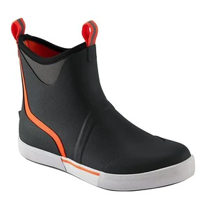 YL371 High Quality Custom Slip Resistant Fishing Outdoor Waterproof Neoprene Rubber Ankle Deck Rain Shoes Boots For Men