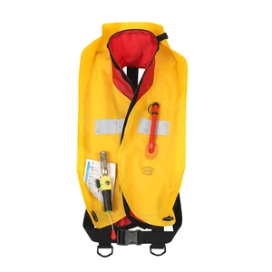 ARAKHAN OEM Custom Adult Inflatable Life Jacket (WCP-F003) USCG Certified Korea Type Approved UML MK5 100N Buoyancy Reflective